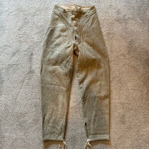Vintage Grey Wool 1940’s Military Pants